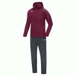 ENSEMBLE SURVÊTEMENT DE FOOT VESTE À CAPUCHON ET PANTALON ENFANT - JAKO - CLASSICO MARRON