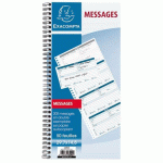 LOT DE 5 - CARNET SPIRALE AUTOCOPIANT 200 ''MESSAGES REÇUS''