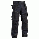 PANTALON DE TRAVAIL X1500 CORDURA® DENIM MARINE/NOIR TAILLE 48 - BLAKLADER