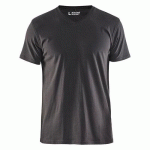 T-SHIRT COL V GRIS FONCÉ TAILLE L - BLAKLADER