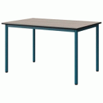 TABLE MALIBU 120X80 T5 4P STRA ACACIA/NOIR BLEU 5025