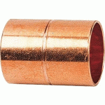 10 X MANCHON ÉGAL CUIVRE 270CU FEMELLE / FEMELLE - À SOUDER - DIAMÈTRE 14 MM BRICOZOR
