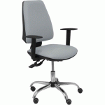 CHAISE DE BUREAU ELCHE S 24 HORAS SIMILICUIR GRIS - PIQUERAS Y CRESPO