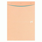 LOT DE 5 - BLOC DE BUREAU RECYCLÉ TOUAREG OXFORD A4 21 X 29,7 CM AGRAFÉ- 5 X 5 - 80 FEUILLES