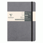 LOT DE 5 - MY.ESSENTIAL AGE BAG CARNET BROCHURE COUSU DOS CARRÉ À PAGES NUMÉROTÉES A5 192 PAGES DOT PAPIER IVOIRE 90G - GRIS