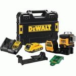 NIVEAU LASER MULTI LIGNES 3X360° XR 12V/18V-DCE089D1G18 DEWALT