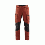 PANTALON DE TRAVAIL MAINTENANCE +STRETCH ROUGE/NOIR C52 - BLAKLADER