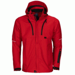 PROJOB 3406 VESTE PRIO SOFTSHELL CAPUCHE ROUGE - TAILLE XXXXL