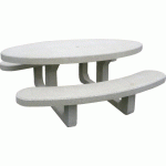 TABLE-BANCS RÉCIFE OCRE SABLÉ - MANUTAN COLLECTIVITÉS