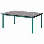 TABLE MALIBU 120X80 T1 4P STRA ANTIB BÉT F186/NOIR BLEU 5018