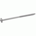 VIS À BOIS TÊTE LARGE PLATE INOX A2 FILETAGE PARTIEL - EMPREINTE TORX T25 6X140B100 ACTON