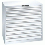 ARMOIRE 10 TIROIRS 1023X725X1000MM-CAPACITÉ 75KG-BLANC - LISTA