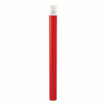 POTELET AGGLO HAUTE VIS. Ø 102 MM ZINC ROUGE 3020/BLANC 9010 - PROCITY