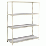 RAYONNAGE RAPID 2 1980X1525X455 4 TABLETTES METAL GRIS ÉPOXY