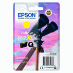 EPSON 502XL CARTOUCHE HAUTE CAPACITÉ JAUNE POUR IMPRIMANTE JET D