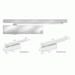 FERME PORTE TS 41 AVEC BRAS GLISSIÈRE B FINITION BLANC - ECO SCHULTE - 5030011750