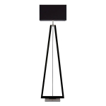 HERZBLUT BI BOB LAMPADAIRE, CHÊNE CENDRÉ CHARBON/NOIR