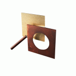 ICONE APPLIQUE MURALE LED PETRA 21.L, OR, ROUILLE