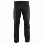 PANTALON DE TRAVAIL SERVICES STRETCH NOIR TAILLE 40 - BLAKLADER