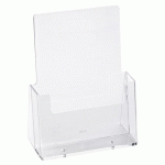 LOT DE 2 - PRÉSENTOIR DE TABLE 1 CASE A5 TRANSPARENT