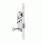 SERRURE MONOPOINT À LARDER ÉTROIT CLÉ L 40 MM BLANCHE - HERACLES - 2600NF72H4R