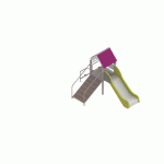 STRUCTURE FRIPOUNETTE BABY-GRIMPE - ACIER - SCELL - INOX - GRIS/PRUNE-WIKI CAT - MANUTAN COLLECTIVITÉS