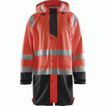 VESTE DE PLUIE HAUTE VISIBILITÉ NIVEAU 1 TAILLE L - MANUTAN COLLECTIVITÉS