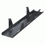 GOULOTTE PASSE-CÂBLES HORIZONTALE EXTRA OUVERTE UNIVERSELLE L 90 CM X P 15 X H 12 CM ANTHRACITE