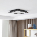 LUCANDE PLAFONNIER LED LEICY, NOIR, 44 CM, RVB, CCT