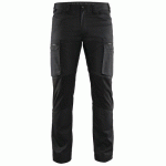 PANTALON DE TRAVAIL SERVICES STRETCH NOIR TAILLE 50C - BLAKLADER