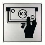 PICTOGRAMME ISO 7001 SYMBOLE DISTRIBUTEUR AU TO 200X200MM - NOVAP