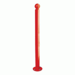 POTELET INCLINABLE AMORTICHOC BOULE - ZINC ROUGE 3020 - PROCITY