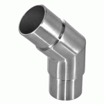 RACCORD MAIN COURANTE 42,4 MM - INOX 316 BROSSÉ - 135° DESIGN PRODUCTION