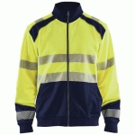 SWEAT COL CAMIONNEUR HAUTE-VISIBILITÉ TAILLE XXXL - BLAKLADER