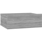 TABLE DE CHEVET FLOTTANTE SONOMA GRIS 40X30X15 CM