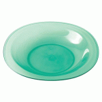 ASSIETTES CREUSES COPOLYESTER Ø 23 CM - TRANSPARENT VERT