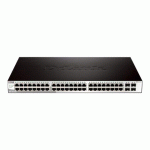 D-LINK DGS-1210-52 GÉRÉ L2 GIGABIT ETHERNET (10/100/1000) 1U NOIR