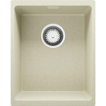 EVIER CUISINE 36 X 47 CM EVIER EN GRANIT 1 BAC + SIPHON CLASSIQUE, LAVABO CUISINE DE PRIMAGRAN BEIGE - BEIGE