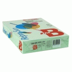 PAPIER A4 COULEURS PASTEL VERT 80 G BRUNEAU REPROSUN - RAMETTE DE 500 FEUILLES