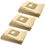 30X SACS COMPATIBLE AVEC PHILIPS FC 9106 HYGIENE, FC 9107 HYGIENE, FC 9108 CARPET SPECIALIST, FC 9108 HYGIENE ASPIRATEUR - MARRON - VHBW