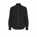 COTTOVER CHEMISE TWILL FEMME - CERTIFIÉ GOTS NOIR - TAILLE 34