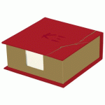 LOT DE 4 - KENZO TAKADA MAIKO, BLOC CUBE PAPIER 11 X 11 X 4 CM, 300 FEUILLETS UNIS - A MOTIFS
