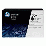 PACK 2 TONERS IMPRIMANTE LASER NOIRS HP 05A - CE 505XD