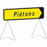 PANNEAU KD PIÉTONS FLÈCHE AMOVIBLE - C1 - 1300X300 - TALIAPLAST