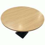 TABLE RONDE RECONDITIONNÉE Ø 100 CM PLATEAU MÉLAMINÉ