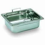 BOURGEAT - BAC PLEIN À ANSE ESCAMOTABLE INOX GN 1/2 H.150 MM - 743315