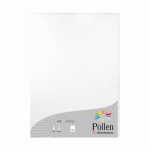 ETUI DE 25 FEUILLES POLLEN 210X297 210G/M2 - BLANC IRISÉ