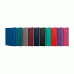 LOT DE 10 - CARNET BROCHÉ SIGNATURE OXFORD A5 ASSORTI LIGNÉ 6MM - 160 PAGES