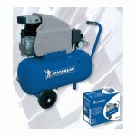 MICHELIN - COMPRESSEUR 24 LITRES 2 CV 8 BARS COAXIAL HUILE - MB24