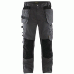 PANTALON DE TRAVAIL ARTISAN GRIS FONCÉ/NOIR TAILLE 50L - BLAKLADER